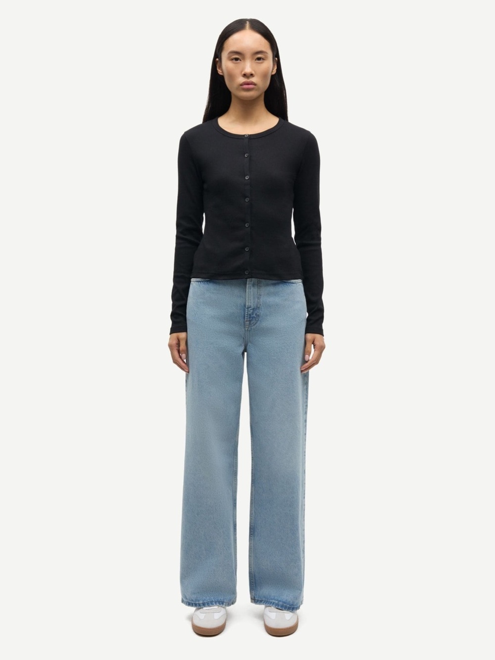 Samsoe Samsoe Rebecca Jeans 14144 Vintage Legacy Wide Leg 25 x 32